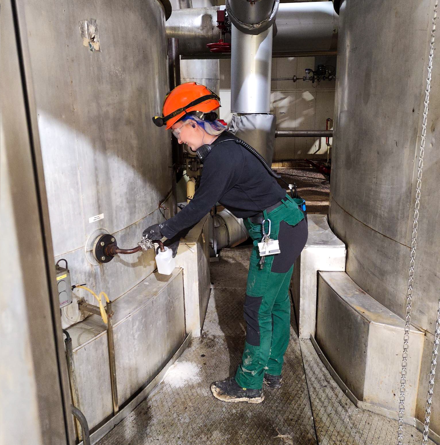 Samantha Glenn, British Sugar & Cogent Skills Apprentice, Pan seeding 